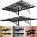 2Pack 2x3ft Adjustable Metal Garage Wall Shelving Heavy Duty Garage Storage