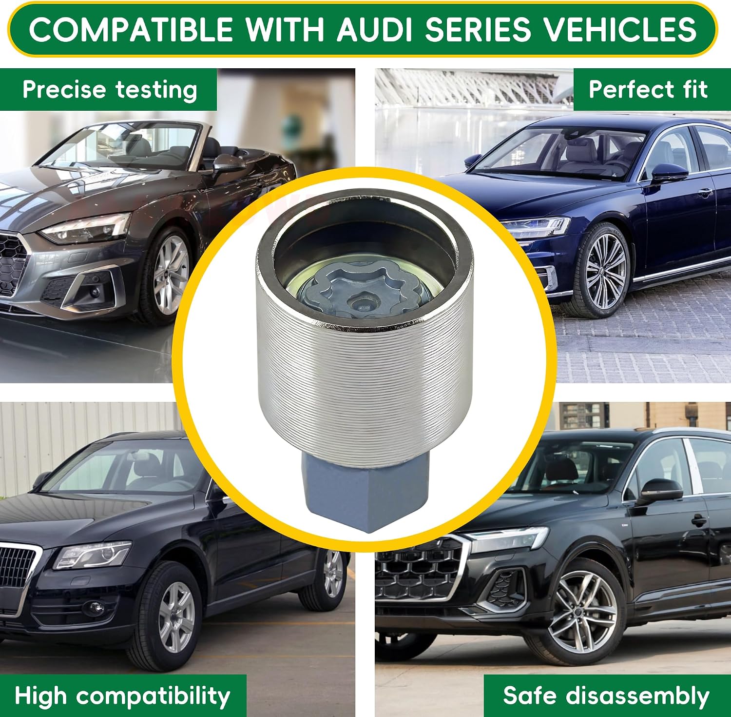 #B/802 Compatible with Audi A3 A4 A5 A6 A8 Q3 Q5 Q7 Wheel Lock Key Lug Key | B 802 Wheel Locking Nut Key Tire Lug Key Replacement