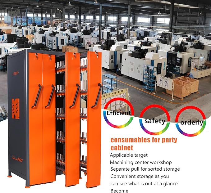 BT50 Vertical Drawer Cabinet, Large Capacity CNC Tool Storage Cabinet, Tool - Image 7