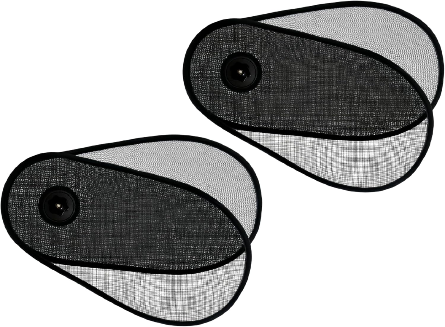 2 PCS Car Window Shade for Baby, Rotatable Car Window Shades with Suction Cup, 15.7" × 8.2" Adjustable Side Windows Sun Visor, Fit for Cars, SUV, Truck (Black)