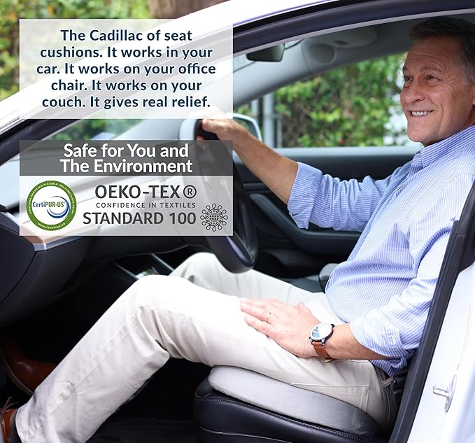 ComfiLife Gel Enhanced Seat Cushion – Office Chair Cushion – Non-Slip Gel & - Image 8