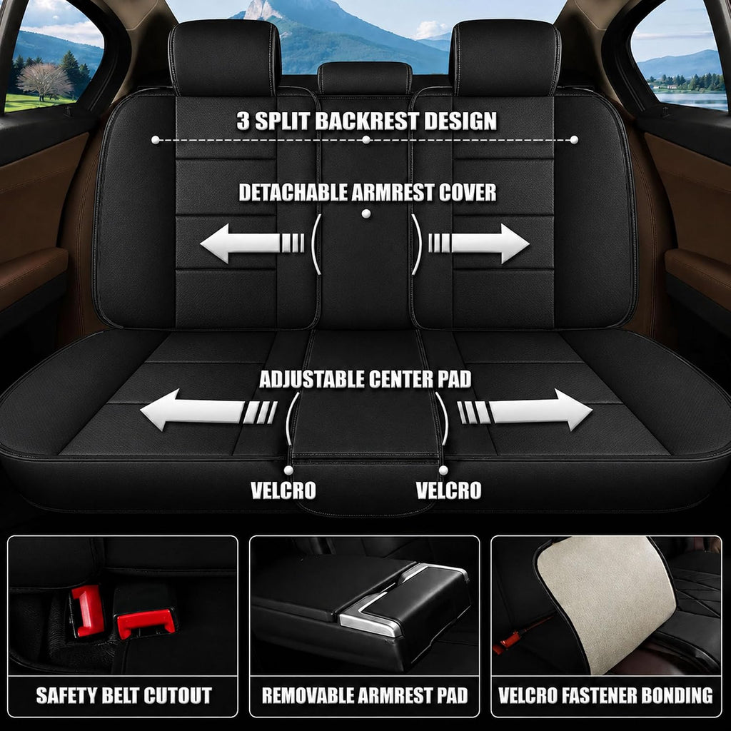 yorkneic car seat covers 5 seats set for, package contents