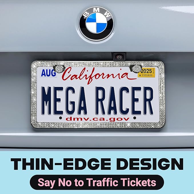 Dazzling Bling License Plate Frame - Image 7