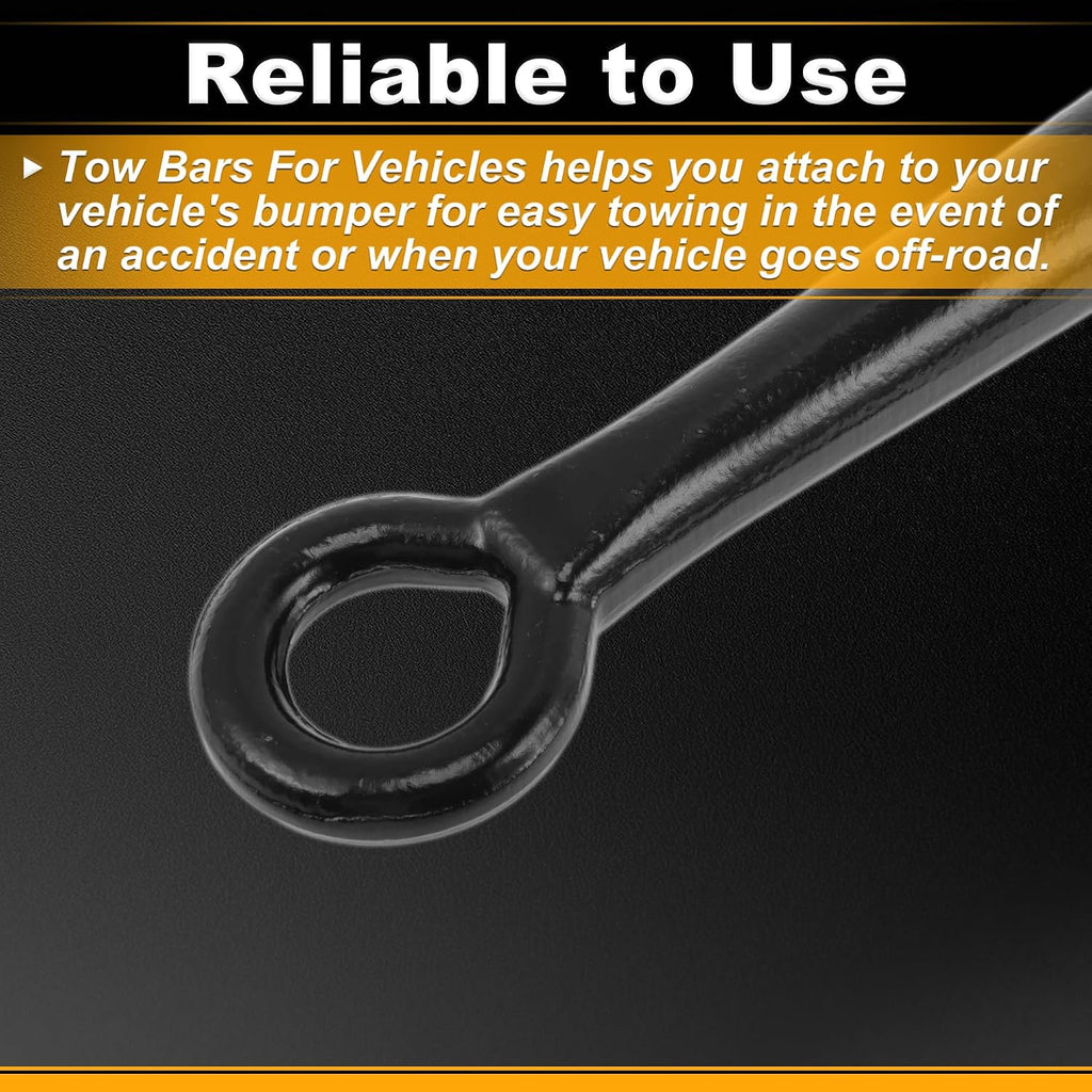 Tow Bars for Vehicles for Mazda 3 2016-2024 Front/Rear Tow Hook Metal Black 1 Pc Tow Hook