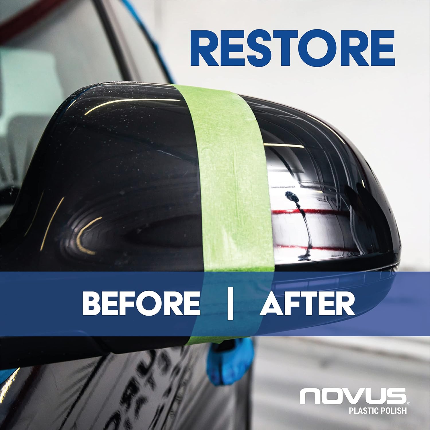 NOVUS 7020 | Plastic Clean & Shine #1 | 8 Ounce Bottle
