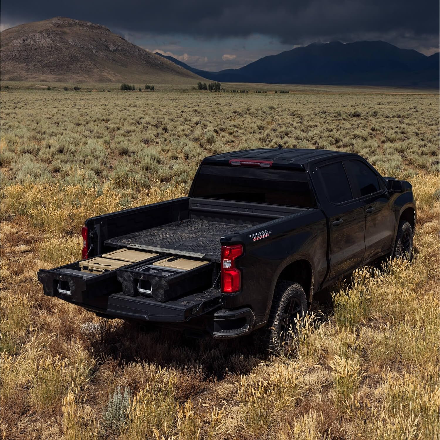 DECKED Truck Bed Storage System Includes System Accessories | Compatible with RAM 1500 (2009-2018) & RAM 1500 Classic Edition (2019-Current) 5'7" Bed