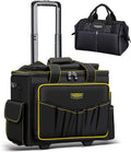 large rolling tool bag with double wheels, large, main product view