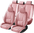 pink car seat covers full set universal 5-seater, main product view