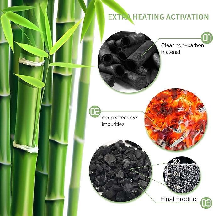12 Pack Bamboo Air Purifying Bag, Activated Charcoal Bags Odor Absorber - Image 3