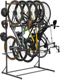 Freestanding Bike Storage Rack for 5 Bikes, Bike Racks for Home and Garage by Lezbanz