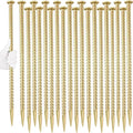 16 Inch Rebar Stakes 1/2 Inch Diameter Galvanized Steel Ground Anchors Heavy by Besitu
