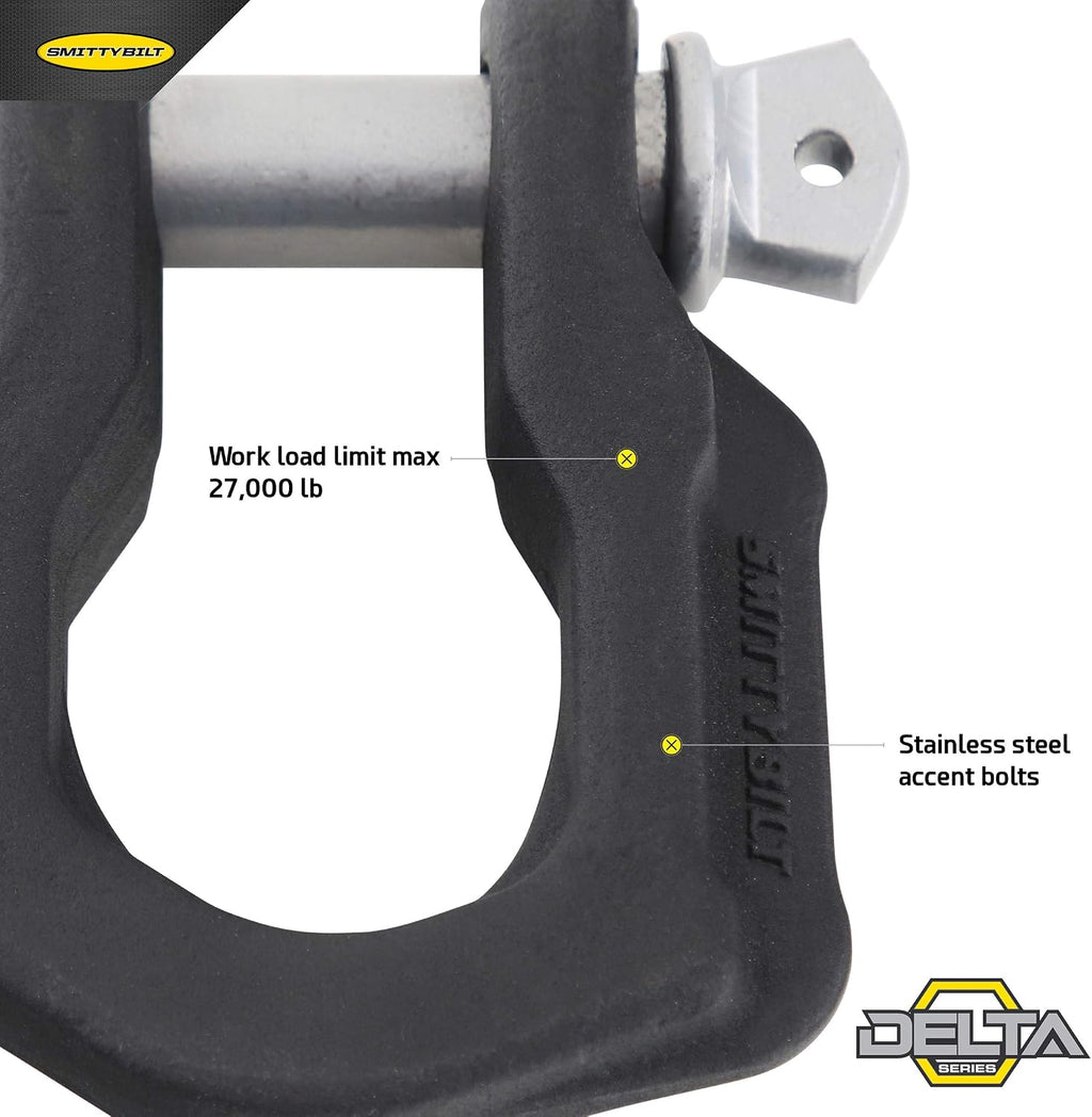SmittyBilt Delta D-Ring – 3/4″ – 4.75 Ton Rating - SB99047