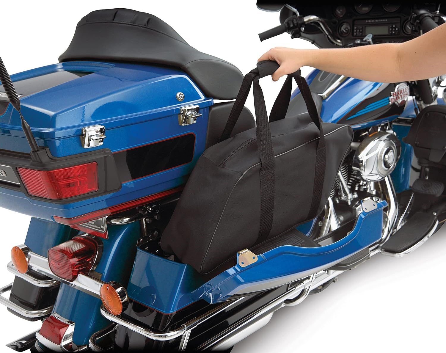 Show Chrome HDSL Saddlebag Liner Fits 2014-2021 Harley Davidson H-D Touring Road King Electra Road Street Glide Ultra Classic Honda Yamaha Kawasaki Indian(CVO Style/OEM Hard Saddlebags) MEDIUM