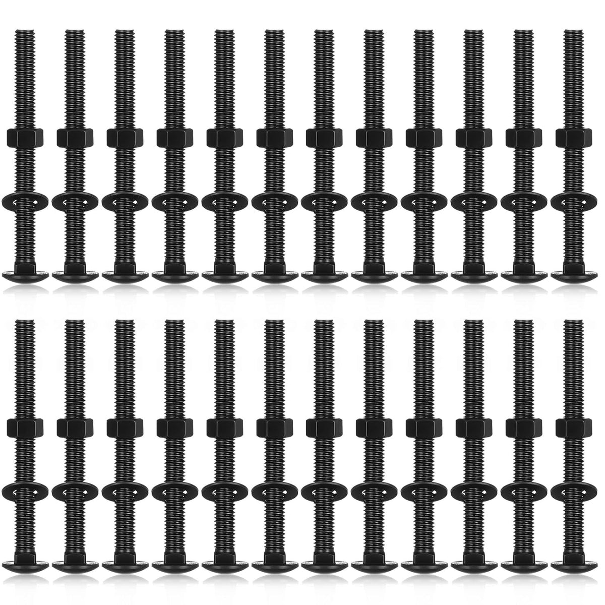 zonon 50 sets 1/4-20 x 3 carriage bolts, main product view