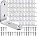 pelopy 100 pcs l bracket stainless steel 90, main product view