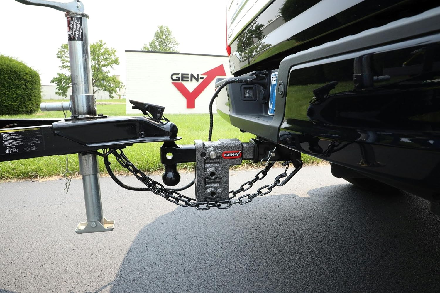 GEN-Y Hitch GH-1623 MEGA-Duty 2.5" Shank 6" Drop 3.5K TW 32K Hitch and GH-0161 Dual-Ball and GH-0162 Pintle Lock