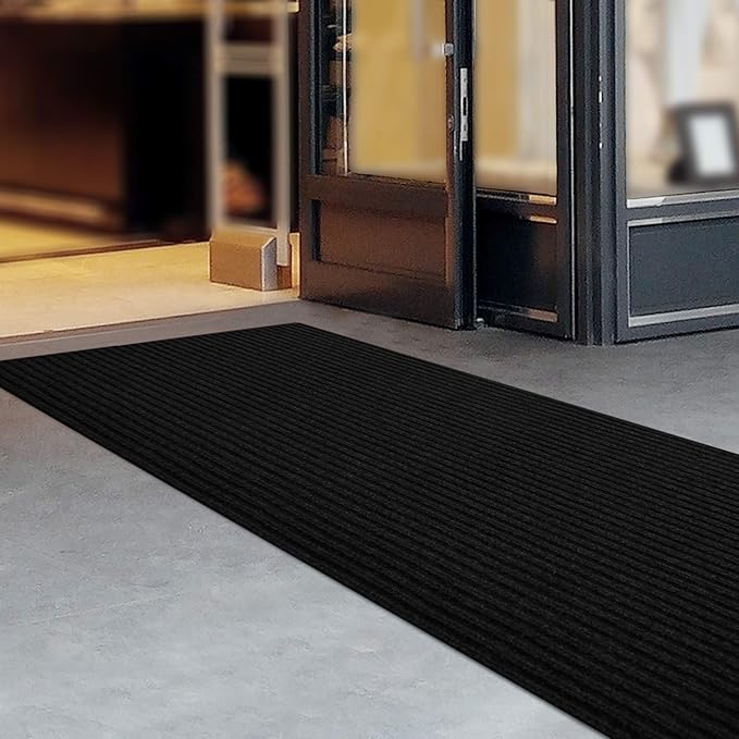 iCustomRug Spartan Weather Warrior Indoor/Outdoor Utility Ribbed Carpet Runner - Image 2