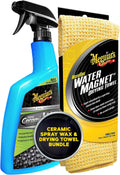 Meguiar's Hybrid Ceramic Spray Wax and Water Magnet Microfiber Drying Towel Bundle