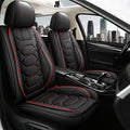 Pariitadin Leather Car Seat Covers Full Set, Waterproof Faux Leather Seat Covers by Pariitadin
