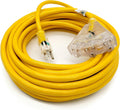 50 ft - 12 Gauge Heavy Duty Extension Cord - 3 Outlet Lighted SJTW -