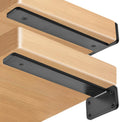 10 inch black hidden l shelf bracket (1/5, main product view