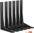 neodrop 6-pack 12 inch heavy duty shelf brackets, main product view