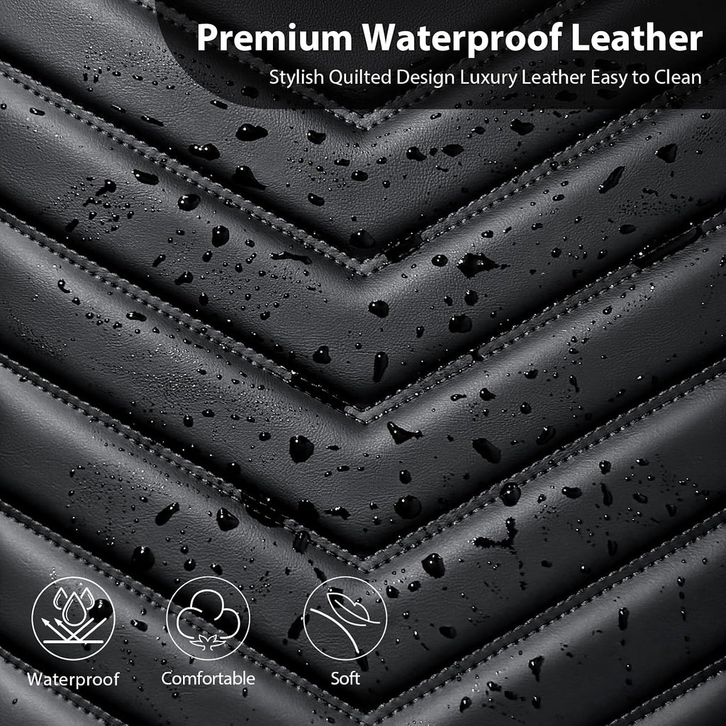 car pass 3d foam faux leather seat covers, view 9
