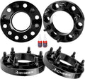Richeer 1 inch 6x5.5 Hub Centric Wheel Spacers with for Tacoma 4Runner Tundra Fortuner Ventury GX470 GX460, 4PCS Forged 6x139.7mm Wheel Spacers with 12x1.5 Studs & 106mm Center Bore