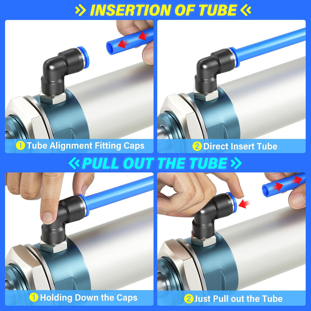 TAILONZ 14mm OD 10mm ID PU Air Hose Pipe Tube Kit 5 Meter 16.4ft