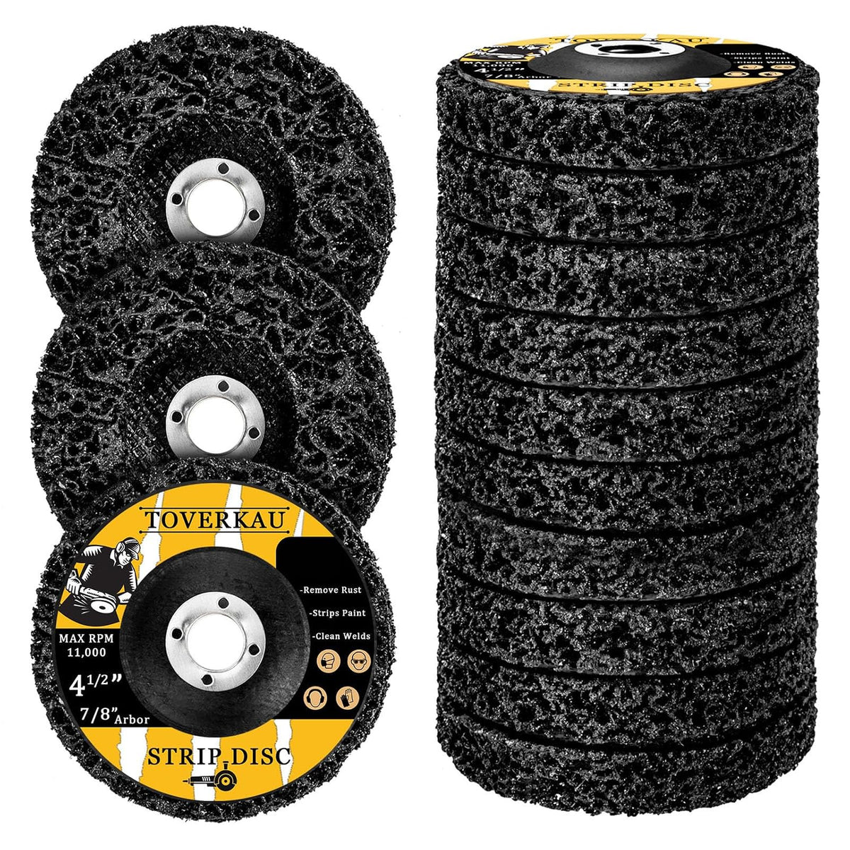 4.5 inch strip discs for angle grinder, wire, main product view