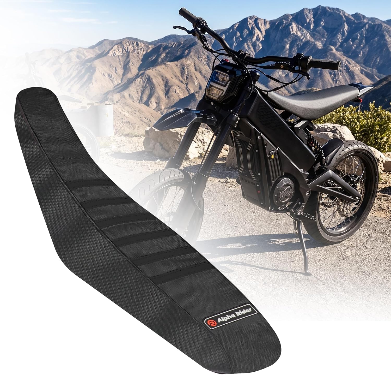 Non-Slip Seat Cover for Talaria XXX E-Bike Electric Motorcycle All-Season Soft Seat Cover (All Black
