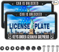 Front License Plate Bracket Black and White License Plate Frames Car is by Unknown