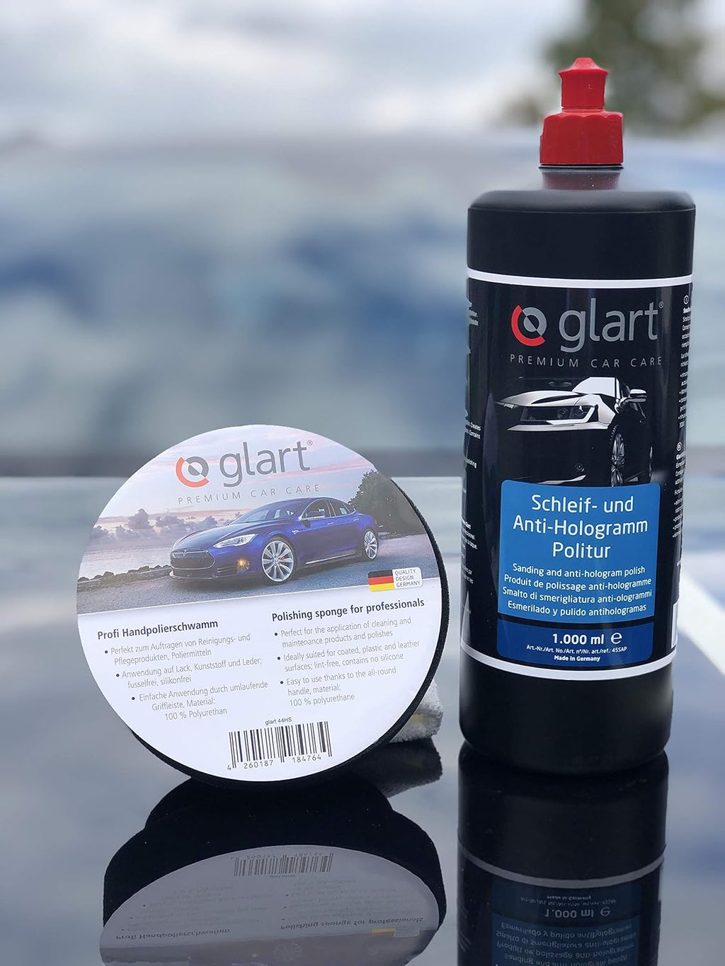Glart 45SAP Polishing and Anti-Hologram Car and Paintwork Polish, 1,000 ml