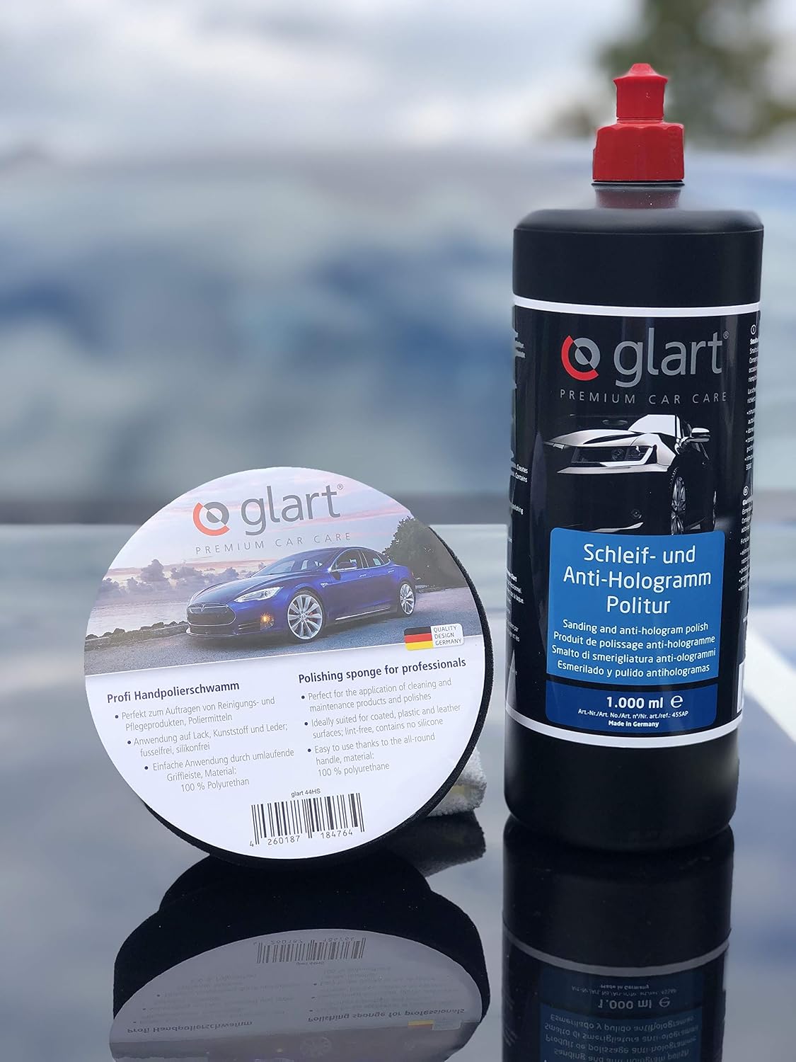Glart 45SAP Polishing and Anti-Hologram Car and Paintwork Polish, 1,000 ml