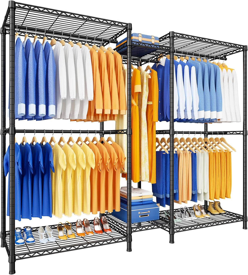 ulif e12 pro clothes rack，heavy duty freestanding garment, main product view