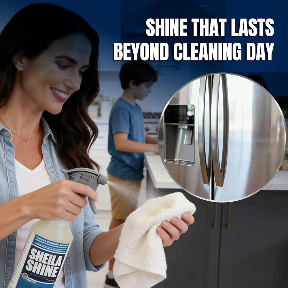 Sheila Shine 1 Quart Stainless Steel Cleaner and Polish - Cleans, Polishes &a...