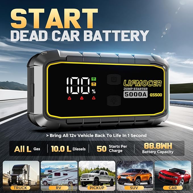 GS500 Car Jump Starter - Image 3