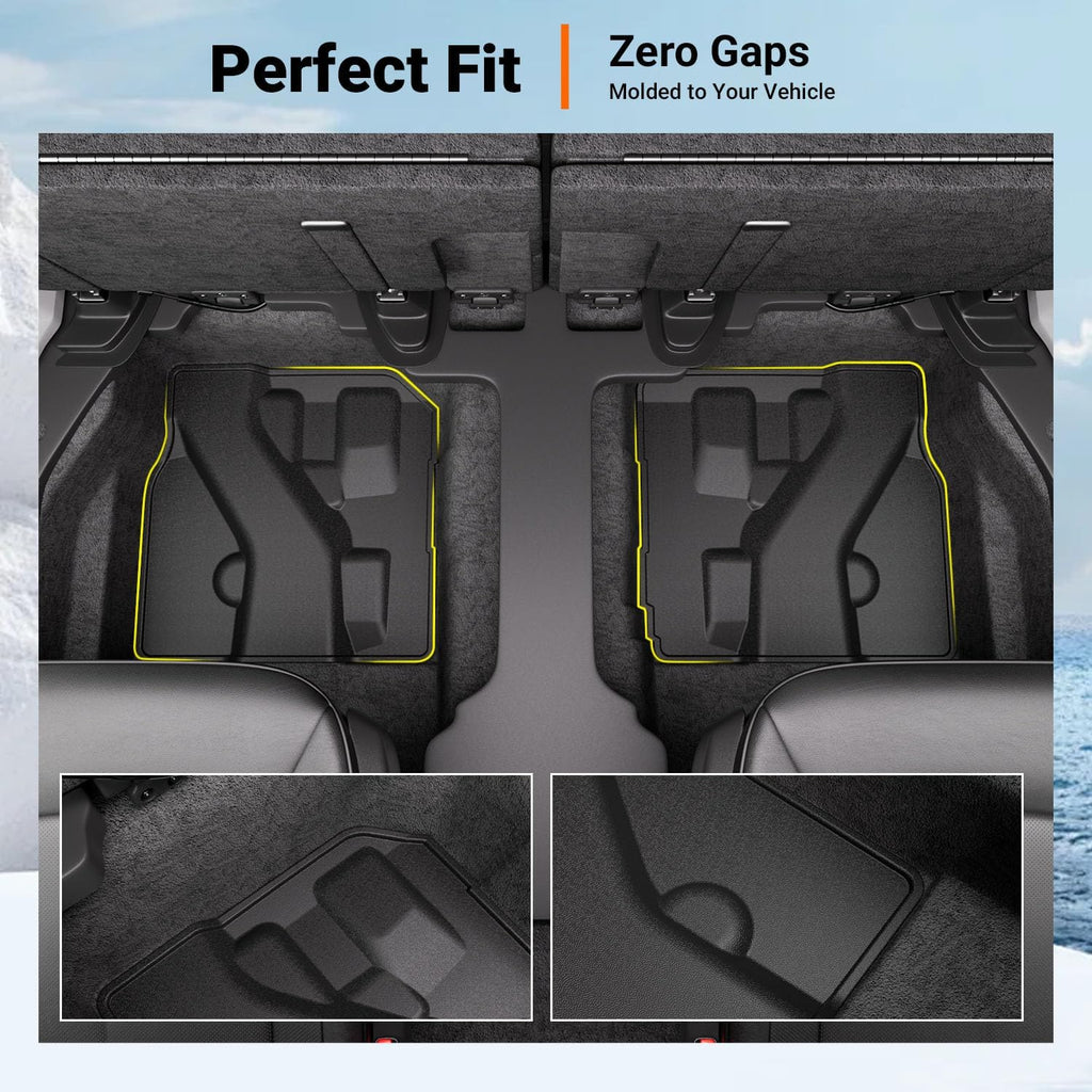 powoq 7&8 Seats Fuel 2nd Under Seat Storage Mat Compatible with 2017-2026 Chrysler Pacifica 20-26 Voyager LX UnderSeat Storage Organizer Liner Replacement for 2017-2026 Chrysler Pacifica Accessories