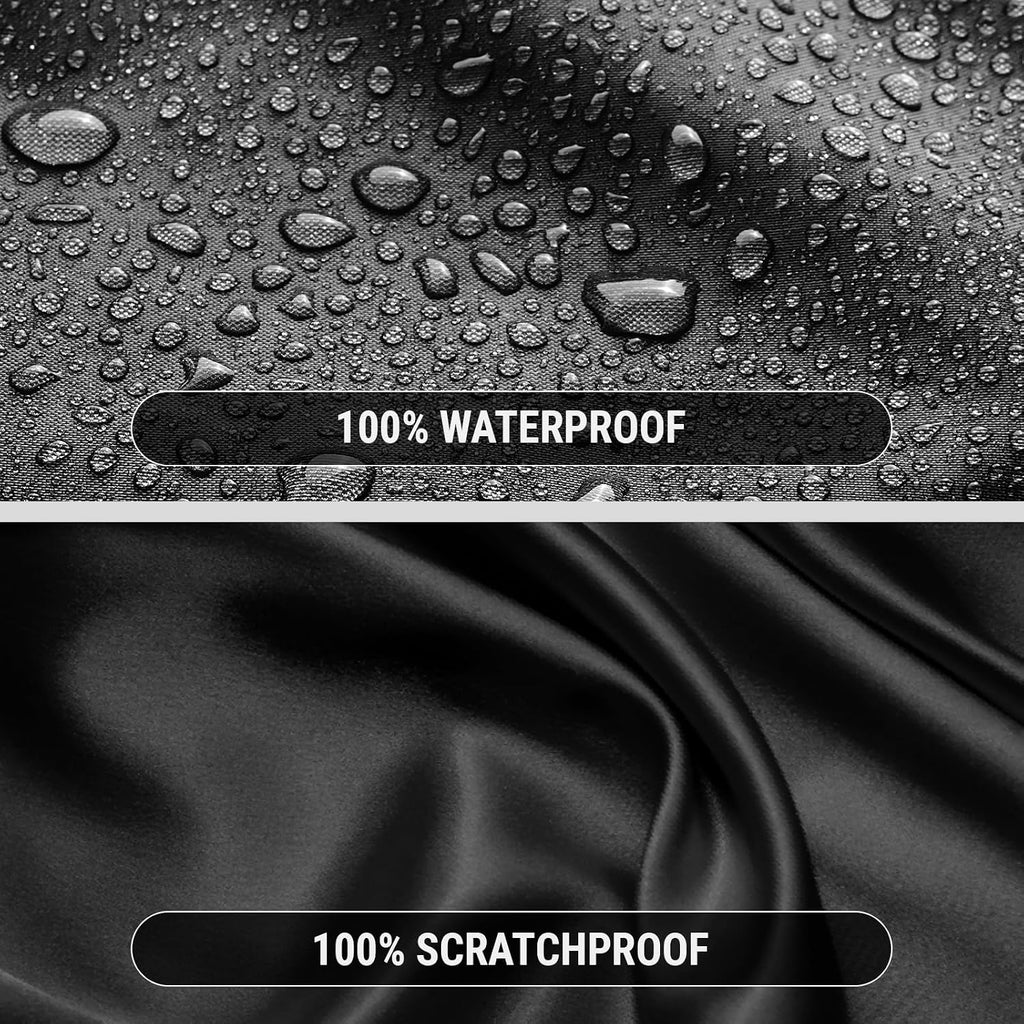 icarcover car cover waterproof all weather for 1990-2001, front angle view