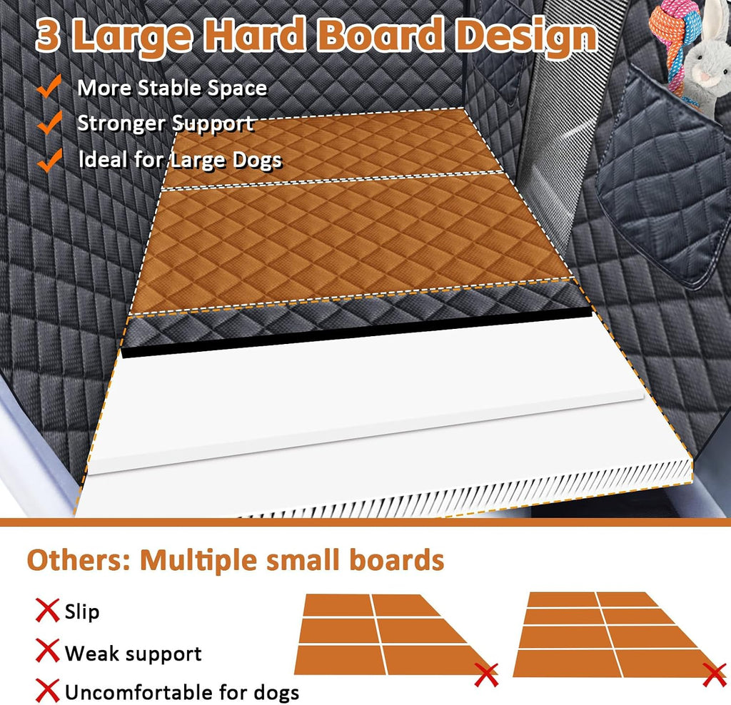 jstht dog car seat cover for pets back, side view