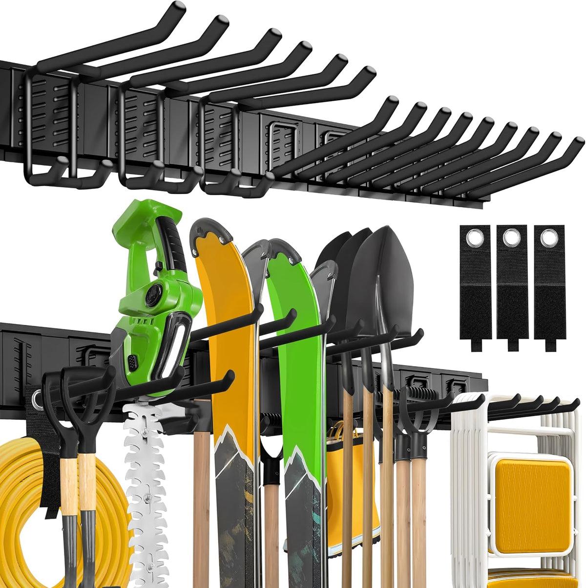 klasit garage wall organizer,15pack carries 675 lbs,garden tool, main product view