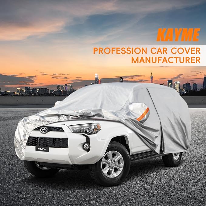 Kayme 6 Layers SUV Car Cover Custom Fit - Image 7