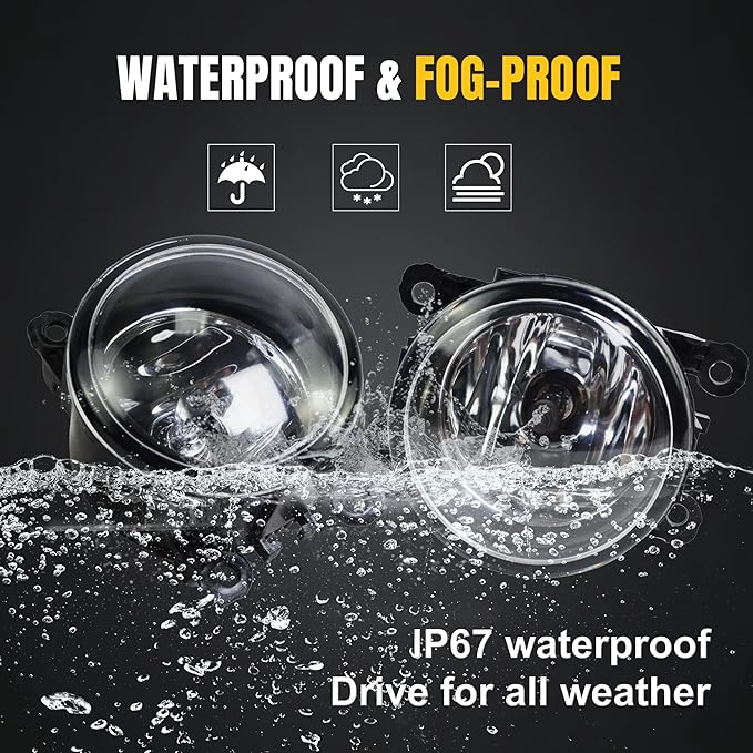 Fog Light Lamp Assembly Replacement 4F9Z-15200-AA Compatible - Image 5
