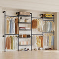 higeego w4 wall mounted clothes rack, industrial pipe, main product view