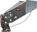 GEN-Y Hitch Fifth Wheel to Gooseneck SnapLatch Coupler - 1,500 LBS - 4,500 LBS Pin Weight Range - 30K LBS Towing Capacity - Compatible with 2 5/16" Gooseneck Ball - Silver