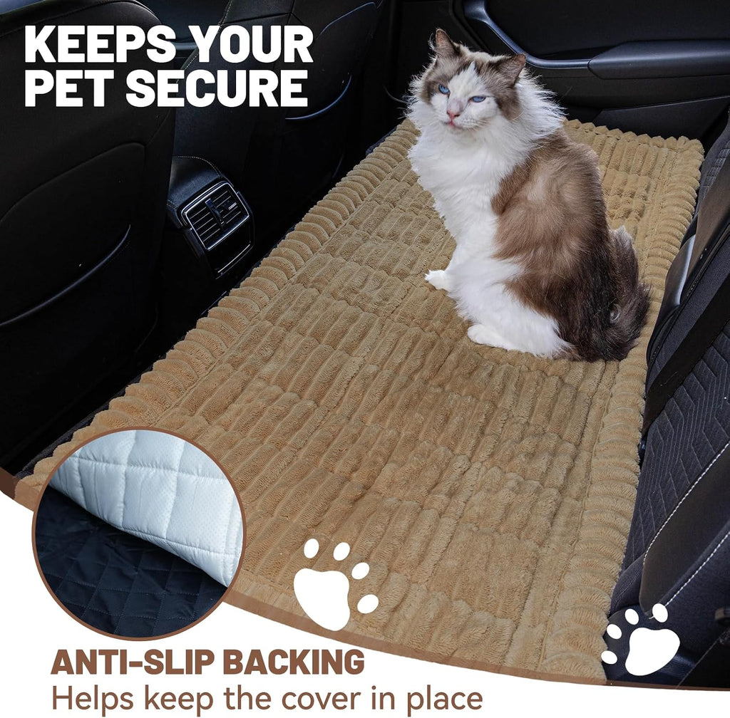 dog car seat waterproof bed cover back seat, close-up detail