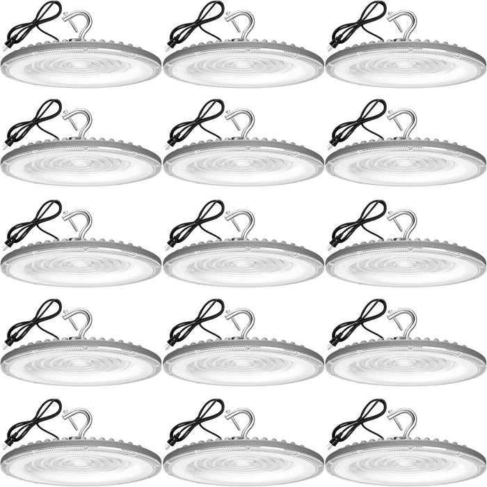 15 Pack 150W UFO Led High Bay Light, 21050LM 5000K Daylight Area Lighting