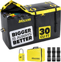 Mockins 30 Cu Ft Trailer Hitch Cargo Carrier Bag for Road Trips & Camping | 60"x24"x36" Weatherproof Cargo Bag for Hitch Carrier | Waterproof Truck Bed Storage Set | Vinyl Vehicle Soft-Shell Carriers
