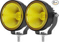 2PCS 4 Inch 60W Led Pod Lights 4x4 Offroad Yellow Driving Lights Flood Beam by SUFEMOTEC