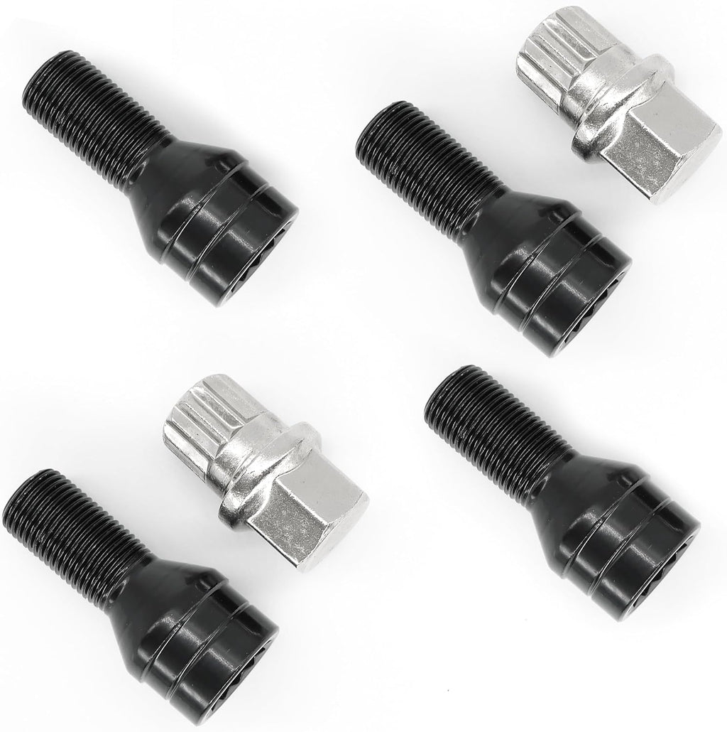36136776076 1 Set Wheel Lock Internal Spline Lug Bolt Set Compatible with X1 X3 X5 X6 Z4 Series 550i GT xDrive 550i GT 535i GT 535i GT xDrive Series